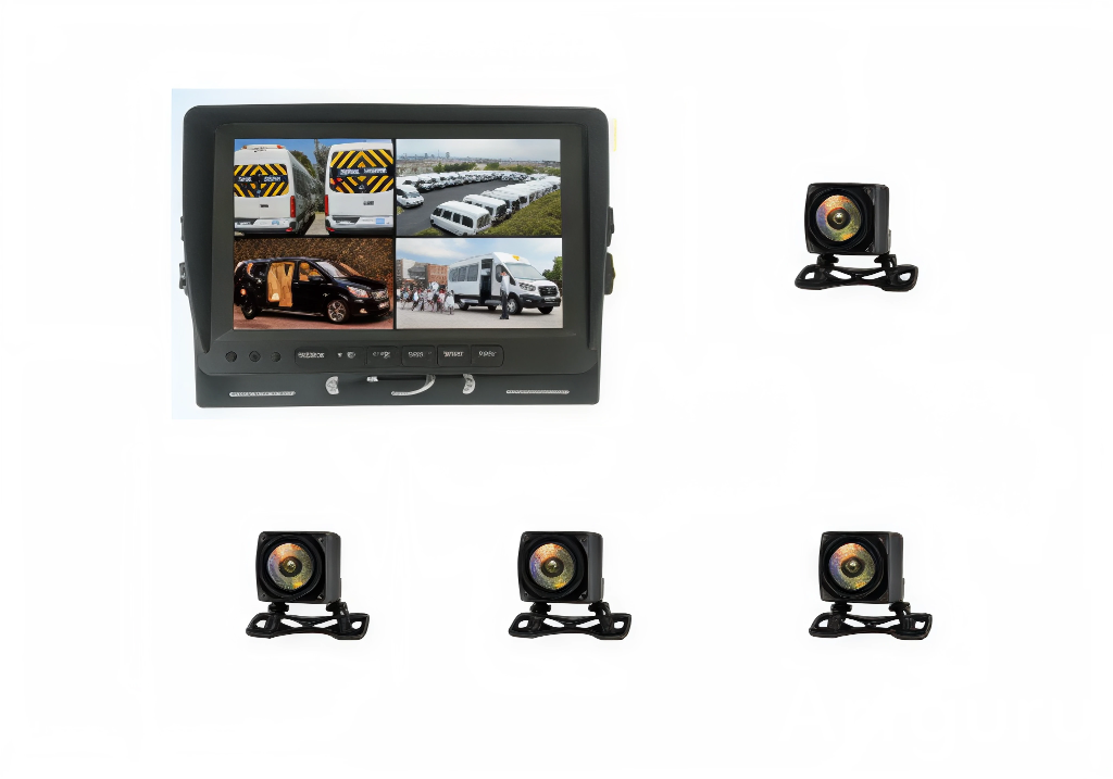 HT-77 DVR'lı 4/1 Servis Ticari Taşıt Kamerası